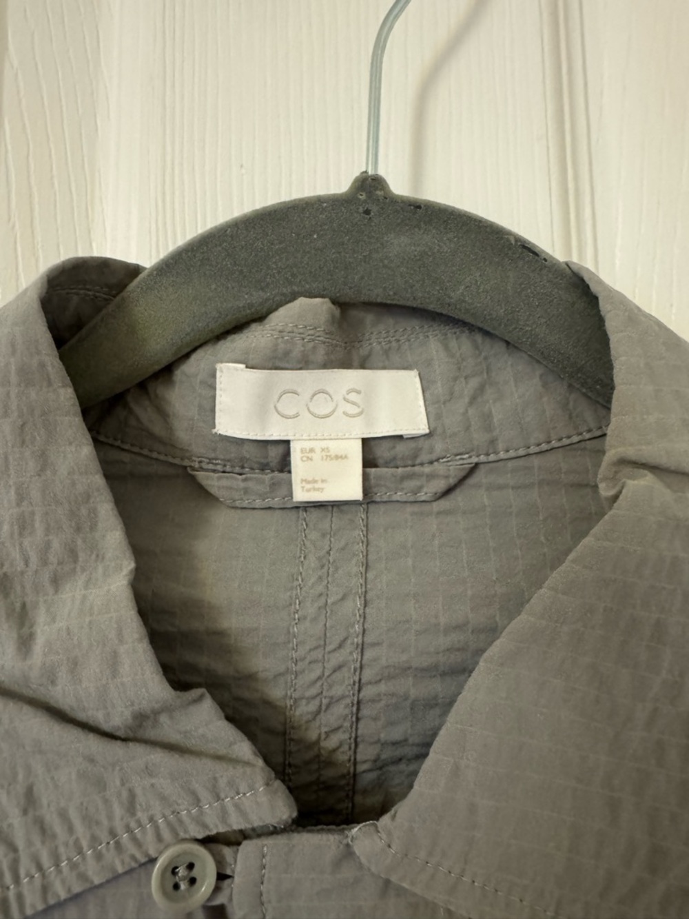 COS Grey Button Up - Picture 2 of 5
